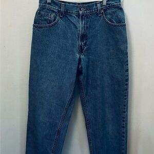 Levi's Dark Blue Straight Jeans